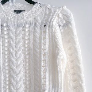 Club Monaco Wool Cable Knit Sweater